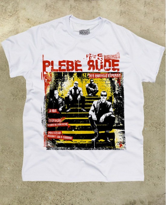Camiseta Plebe Rude 01 Oficial - Paranoid Music Store