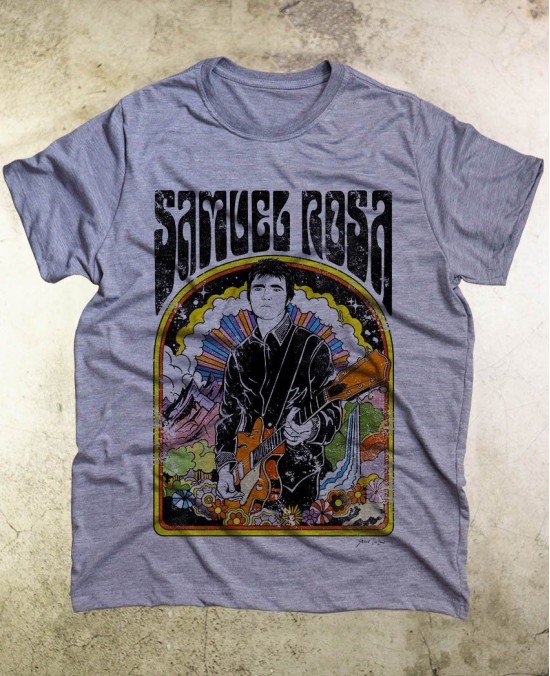 Camiseta Samuel Rosa 01 Oficial - Paranoid Music Store - Vintage