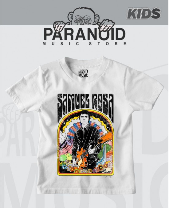 Camiseta Samuel Rosa 01 Infantil Oficial - Paranoid Music Store