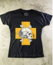 Camiseta Collection Skull 09 -  Caveira Cruz Amarela - Paranoid Music Store