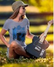 Camiseta Guitar Player 01 - Paranoid Music Store - Vintage