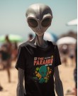 Alien 01 T-Shirt - Paranoid Music Store