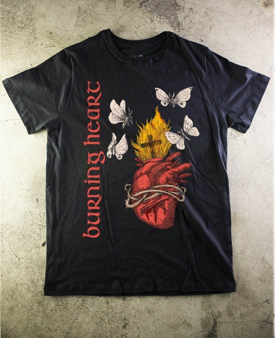 T-Shirt - Burning Heart - Paranoid Music Store