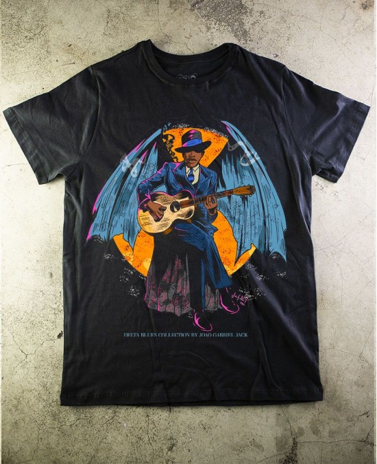 Delta Blues Collection 02 - Camiseta Robert Johnson - Paranoid Music Store