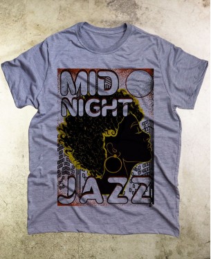 Camiseta Midnight Jazz - Paranoid Music Store - Vintage
