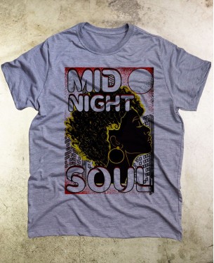 Camiseta Midnight Soul - Paranoid Music Store - Vintage