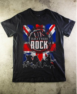Camiseta Uk British Rock Oficial - Paranoid Music Store