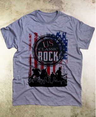 Camiseta US Classic Rock Oficial - Paranoid Music Store - Vintage