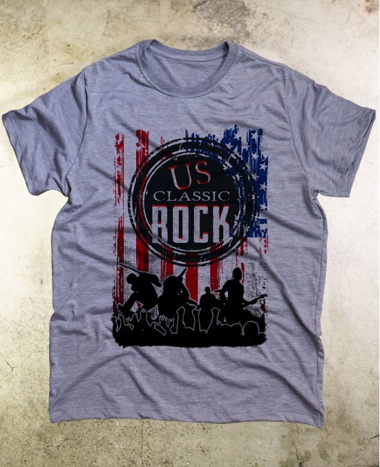 Camiseta US Classic Rock Oficial - Paranoid Music Store - Vintage