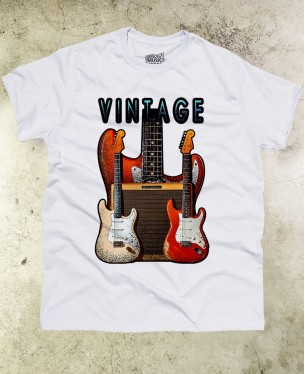 Camiseta Guitar Vintage 02 - Paranoid Music Store