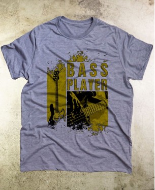 Bass Player 01 T-Shirt - Paranoid Music Store (Vintage)