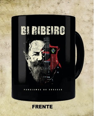 Full Black Mug - Bi Ribeiro 01 Official - Paranoid Music Store