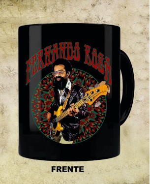 Full Black Mug - Fernando Rosa 01 Official - Paranoid Music Store