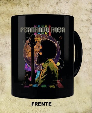 Full Black Mug - Fernando Rosa 02 Official - Paranoid Music Store