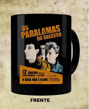 Full Black Mug - Os Paralamas do Sucesso 02 Official - Paranoid Music Store