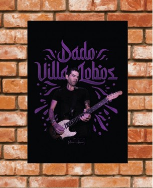 Poster / Frame Dado Villa Lobos 01 Official - A3 / A4 Paranoid Music Store