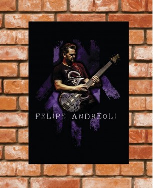 Poster / Frame Felipe Andreoli 01 Official - A3 / A4 Paranoid Music Store