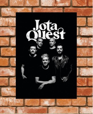Poster / Frame Jota Quest 01 Official - A3 / A4 Paranoid Music Store