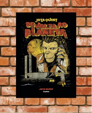 Poster / Frame Jota Quest Back to the Planet Official - A3 / A4 Paranoid Music Store