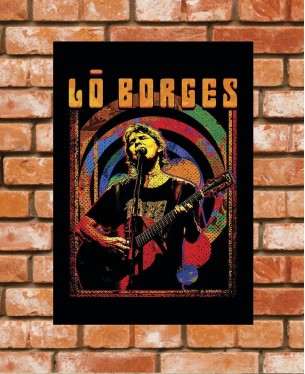 Poster / Frame Lô Borges 01 Official - A3 / A4 Paranoid Music Store