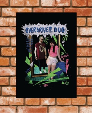 Poster / Frame Overdriver Duo 01 Official - A3 / A4 Paranoid Music Store