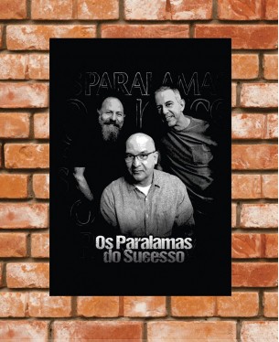 Poster / Frame The Paralamas do Sucesso 01 Oficial - A3 / A4 Paranoid Music Store