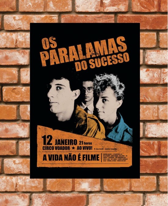 Poster / Frame The Paralamas do Sucesso 02 Oficial - A3 / A4 Paranoid Music Store