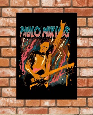 Poster / Frame  Paulo Miklos 01 Official - A3 / A4 Paranoid Music Store
