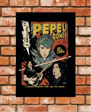 Poster / Frame Pepeu Gomes 01 Official - A3 / A4 Paranoid Music Store