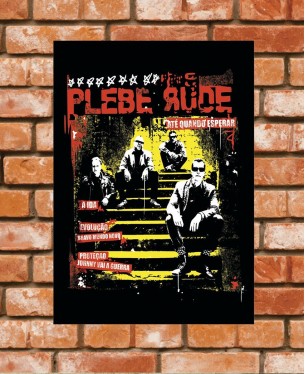 Poster / Frame Plebe Rude 01 Official - A3 / A4 Paranoid Music Store