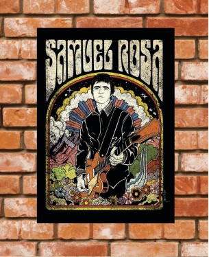 Poster / Frame Samuel Rosa 01 Oficial - A3 / A4 Paranoid Music Store