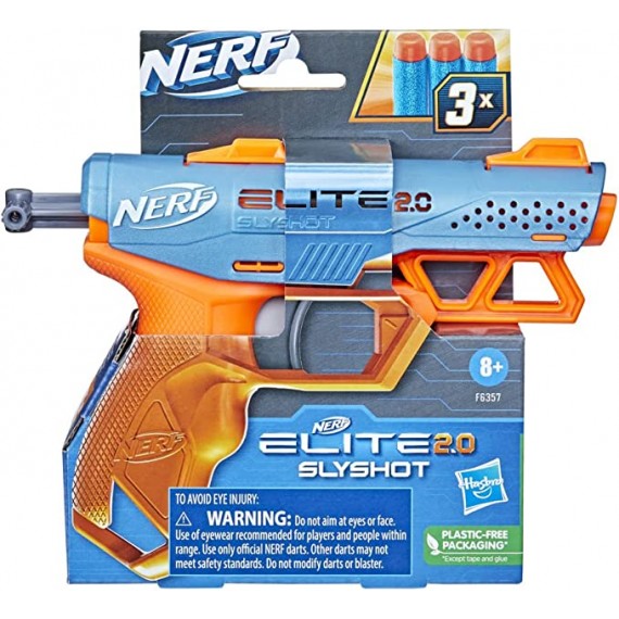Nerf Pistola Sniper Arma Elite Lança Dardos C/5 Dardos
