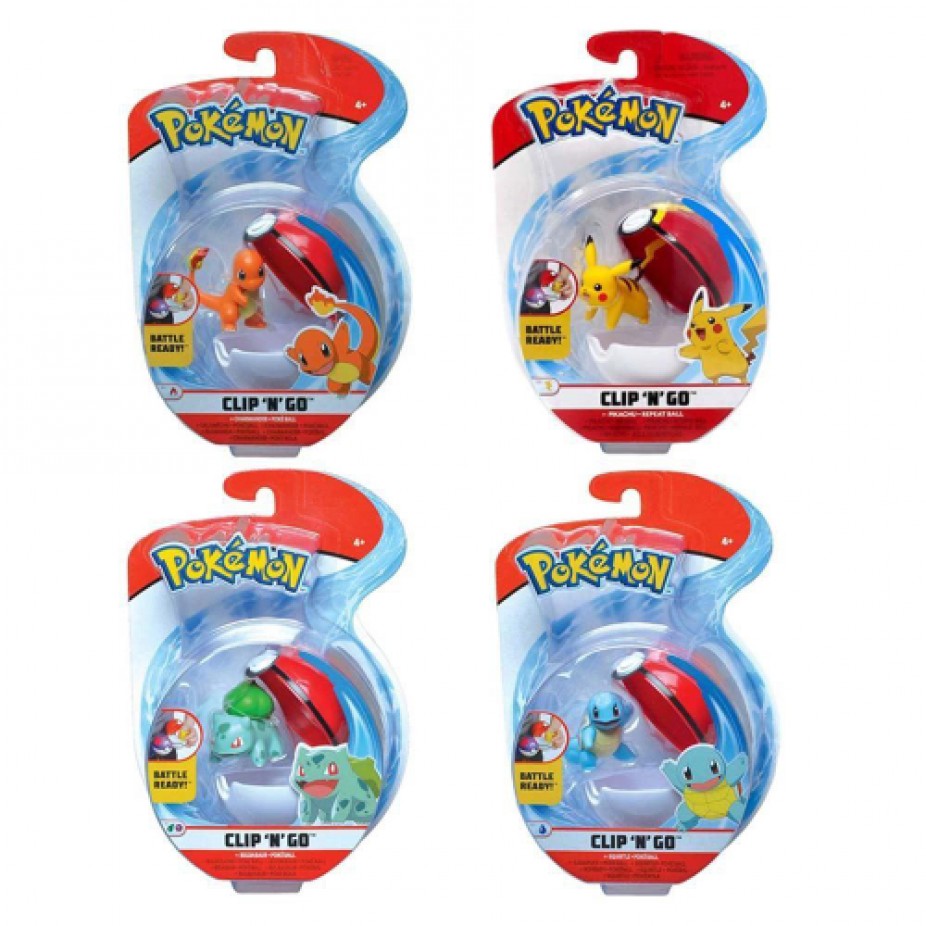 Pokémon Pokebola Clip N Go Sortido Sunny - 002606