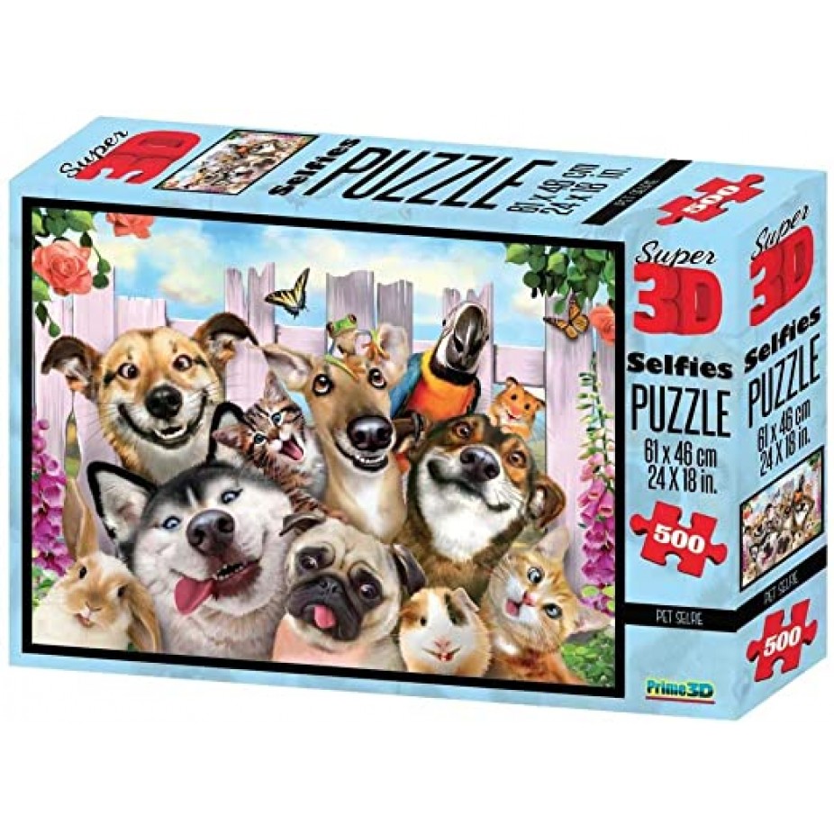 Quebra Cabeça - Puzzle 200 Peças Selfie Animais - 4432 - Grow - Real  Brinquedos